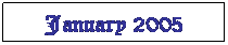 Text Box: January 2005
